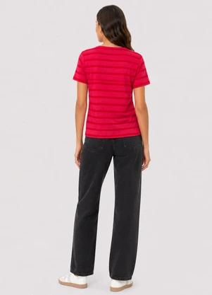 Infinita Cor - Blusa Feminina em Malha Isla Rosa - INFINITA COR