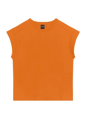 Essendi - Blusa Feminina em Malha Laranja - ESSENDI