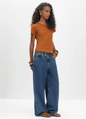Essendi - Blusa Feminina em Malha  Marrom - ESSENDI
