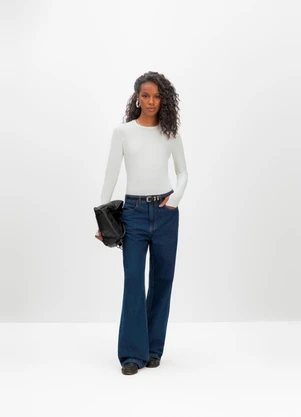 Essendi - Blusa Feminina em Malha Natural - ESSENDI