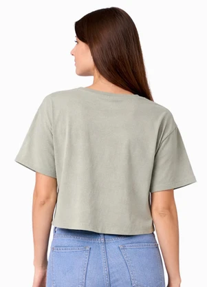 Infinita Cor - Blusa Feminina em Malha Poliéster Verde - INFINITA COR
