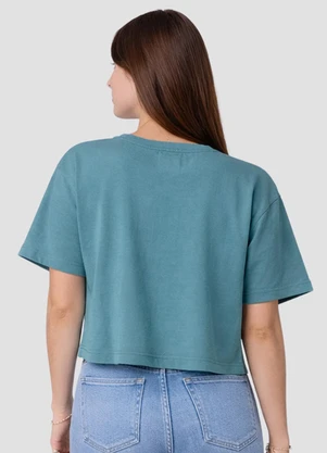 Infinita Cor - Blusa Feminina em Malha Poliéster Verde - INFINITA COR