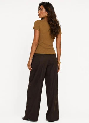Infinita Cor - Blusa Feminina em Malha Reveillon Amarelo - INFINITA COR