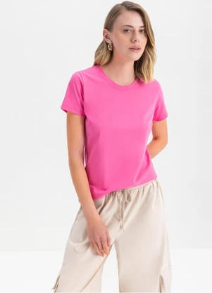 Essendi - Blusa Feminina em Malha  Rosa - ESSENDI