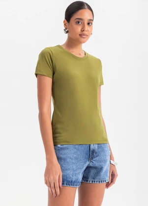 Essendi - Blusa Feminina em Malha  Verde - ESSENDI