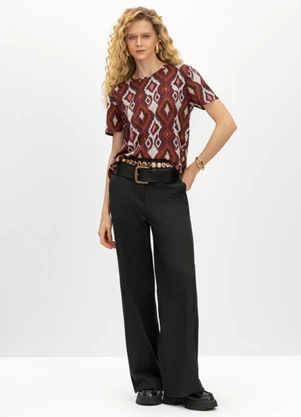 Essendi - Blusa Feminina em Malha Vermelho - ESSENDI