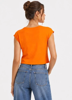 Endless - Blusa Feminina em Malha Visco Premiere Laranja - ENDLESS
