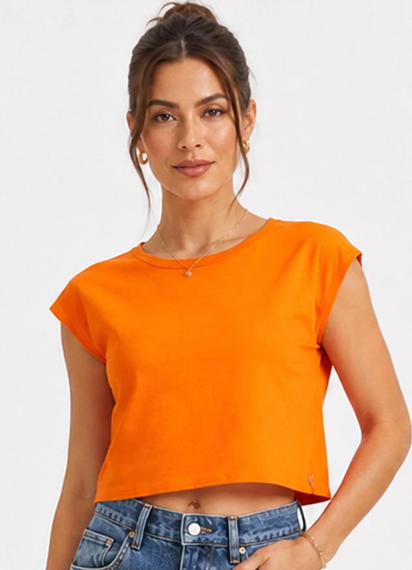 Endless - Blusa Feminina em Malha Visco Premiere Laranja