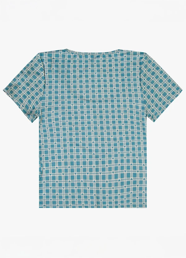 Infinita Cor - Blusa Feminina em Malha Visco Verde 2