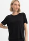 Essendi - Blusa Feminina em Malha Viscose Branco - variação: Preto