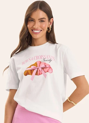 Rovitex - Blusa Feminina em Meia Malha Bege - ROVITEX