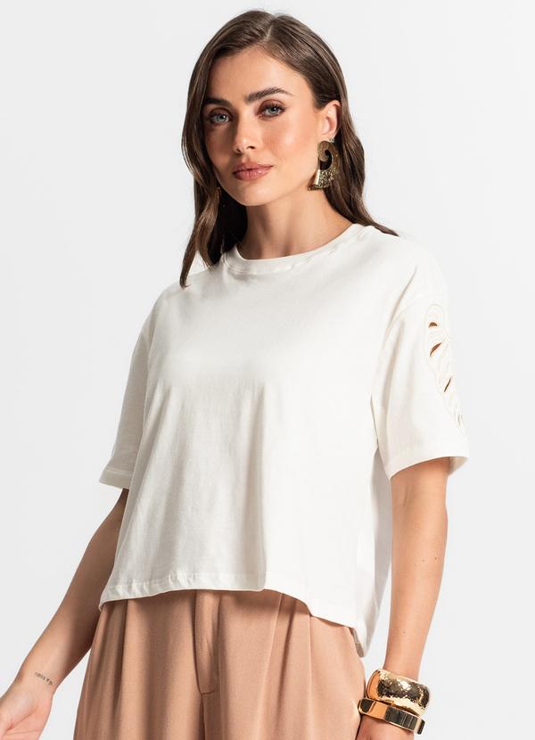 Endless - Blusa Feminina em Meia Malha Bege 4