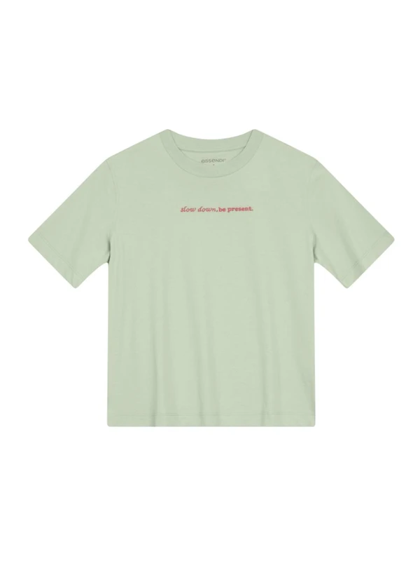 Essendi - Blusa Feminina em Meia Malha Estampada Verde 3