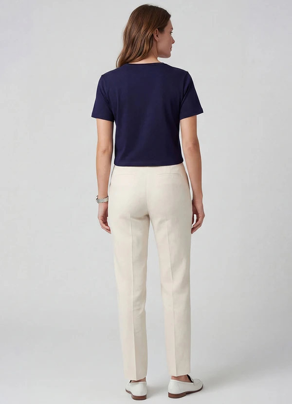 Infinita Cor - Blusa Feminina em Molecotton Viscose Azul 4