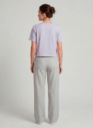 Infinita Cor - Blusa Feminina em Molecotton Viscose Bege - INFINITA COR