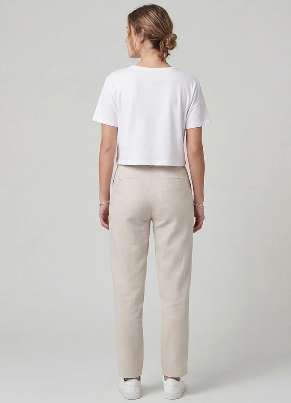 Infinita Cor - Blusa Feminina em Molecotton Viscose Branco 4