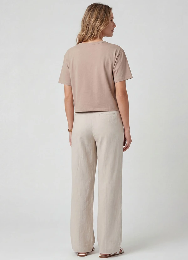 Infinita Cor - Blusa Feminina em Molecotton Viscose Marrom 4