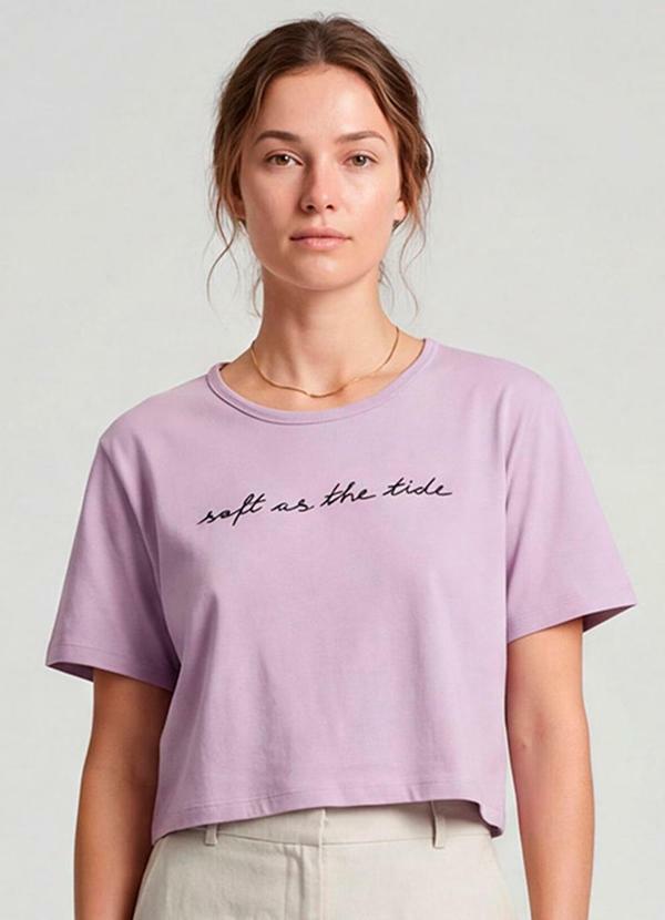 Infinita Cor - Blusa Feminina em Molecotton Viscose Rosa