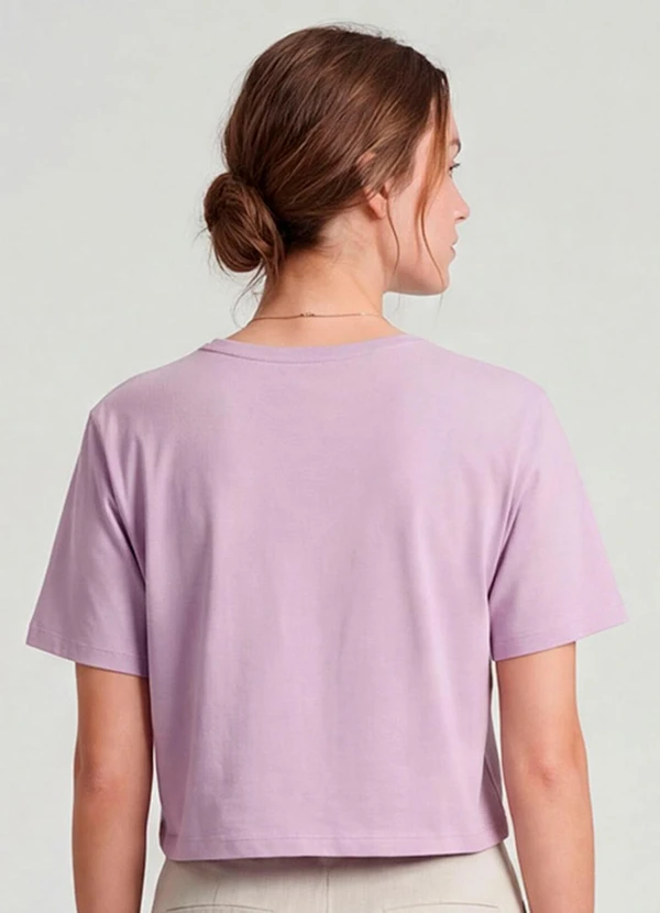 Infinita Cor - Blusa Feminina em Molecotton Viscose Rosa 2