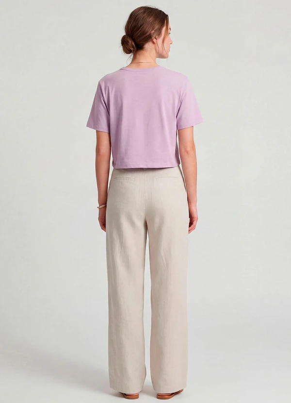 Infinita Cor - Blusa Feminina em Molecotton Viscose Rosa 4