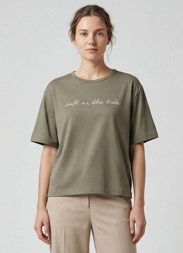Infinita Cor - Blusa Feminina em Molecotton Viscose Verde