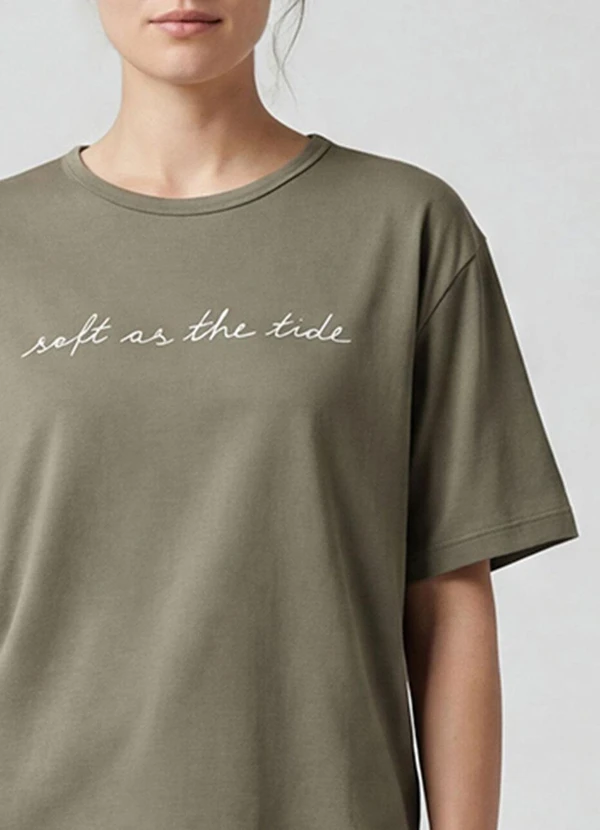 Infinita Cor - Blusa Feminina em Molecotton Viscose Verde 3