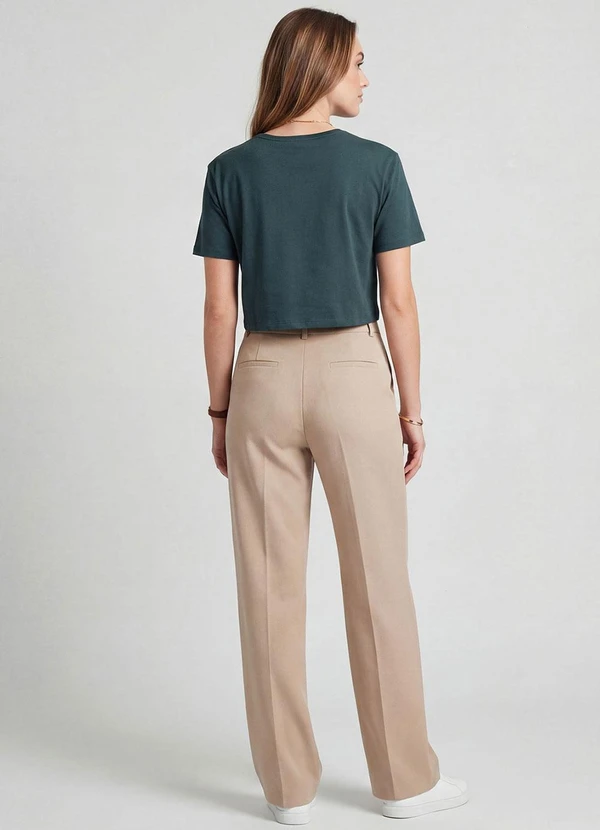 Infinita Cor - Blusa Feminina em Molecotton Viscose Verde 4