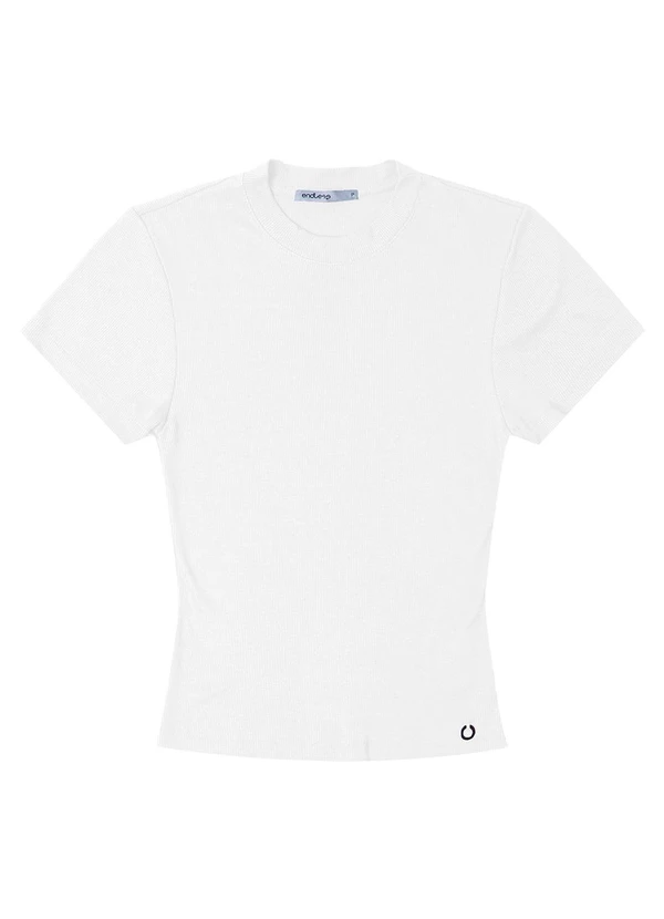Endless - Blusa Feminina em Ribana Branco