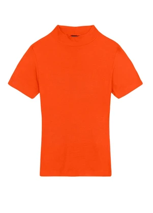 Essendi - Blusa Feminina em Ribana Laranja - ESSENDI
