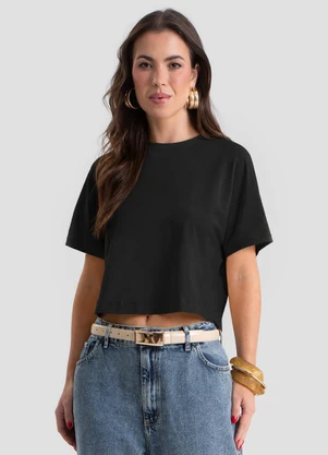 Dianna - Blusa Feminina em Ribana Preto - DIANNA