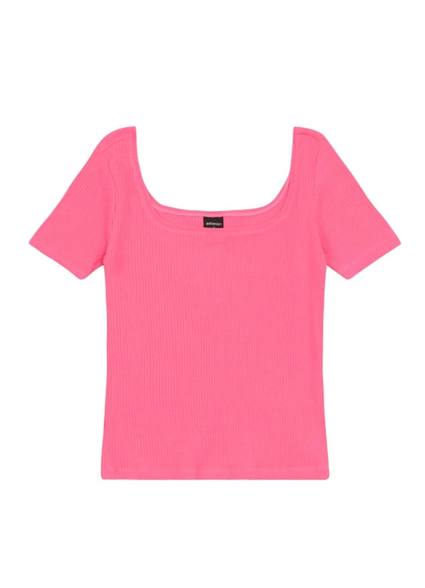 Essendi - Blusa Feminina em Ribana Rosa