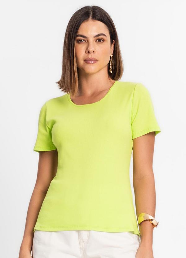 Rovitex - Blusa Feminina em Ribana Verde