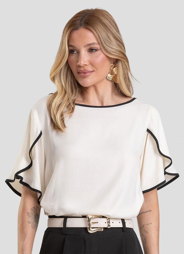 Dianna - Blusa Feminina em Tecido Bege