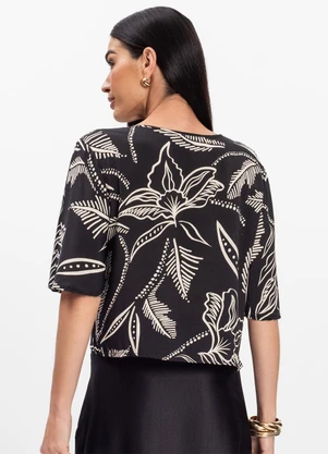 Select - Blusa Feminina em Tecido Preto - SELECT