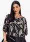 Select - Blusa Feminina em Tecido Preto - variação: Preto