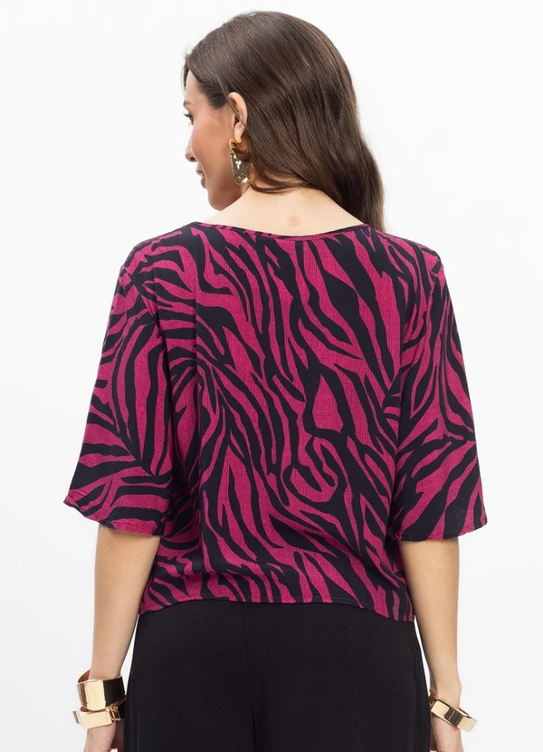 Select - Blusa Feminina em Tecido Roxo 2