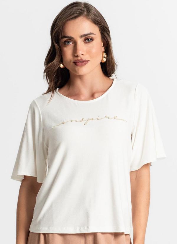 Endless - Blusa Feminina em Visco Tricot Bege