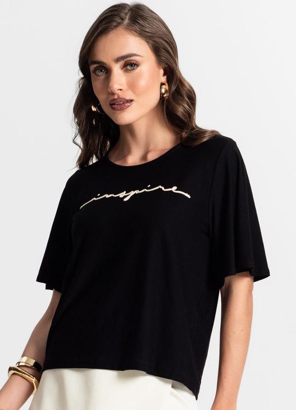 Endless - Blusa Feminina em Visco Tricot Preto