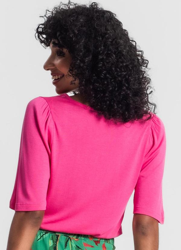 Rovitex - Blusa Feminina em Visco Tricot Rosa 2