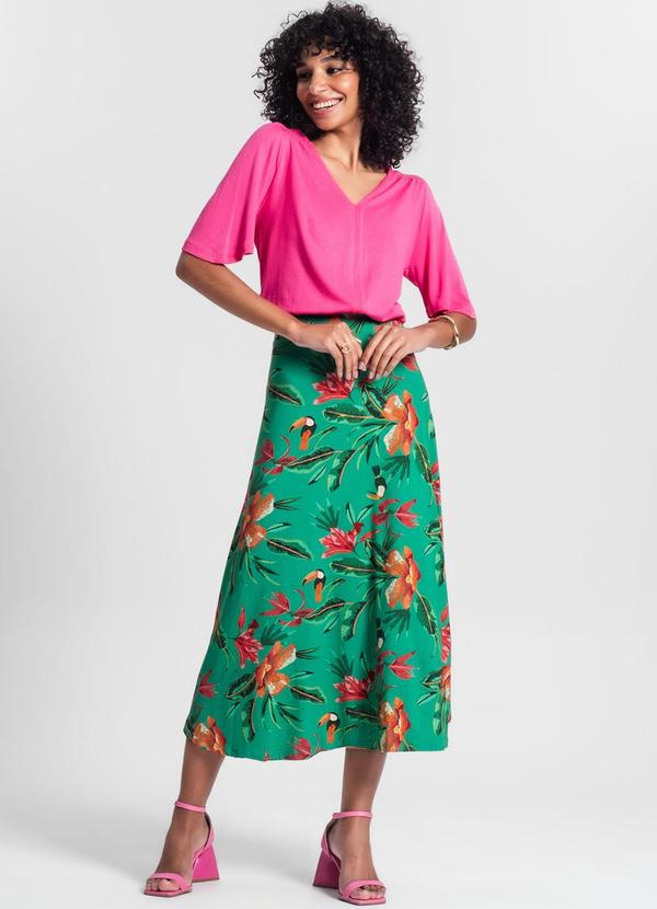 Rovitex - Blusa Feminina em Visco Tricot Rosa 3