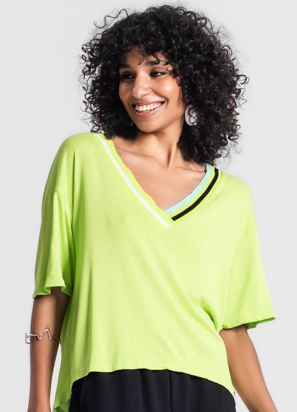 Rovitex - Blusa Feminina em Visco Tricot Verde 4