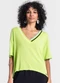 Rovitex - Blusa Feminina em Visco Tricot Amarelo - variação: Verde