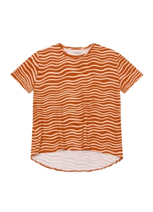 Essendi - Blusa Feminina em Viscolycra Marrom - ESSENDI