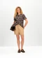 Essendi - Blusa Feminina em Viscolycra Marrom - variação: Marrom