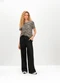 Essendi - Blusa Feminina em Viscolycra Marrom - variação: Preto