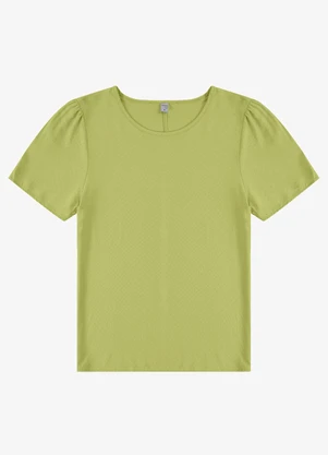 Infinita Cor - Blusa Feminina em Viscose Amarelo - INFINITA COR