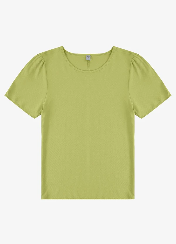 Infinita Cor - Blusa Feminina em Viscose Amarelo