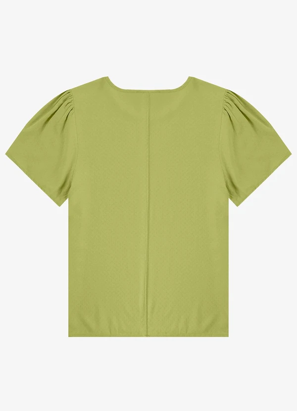 Infinita Cor - Blusa Feminina em Viscose Amarelo 2
