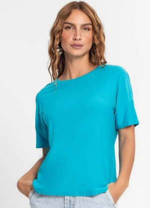 Endless - Blusa Feminina em Viscose Azul - ENDLESS