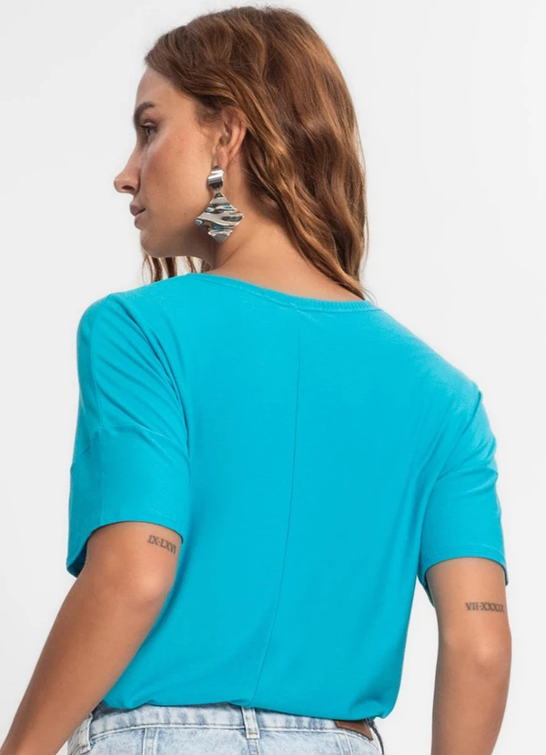 Endless - Blusa Feminina em Viscose Azul 2